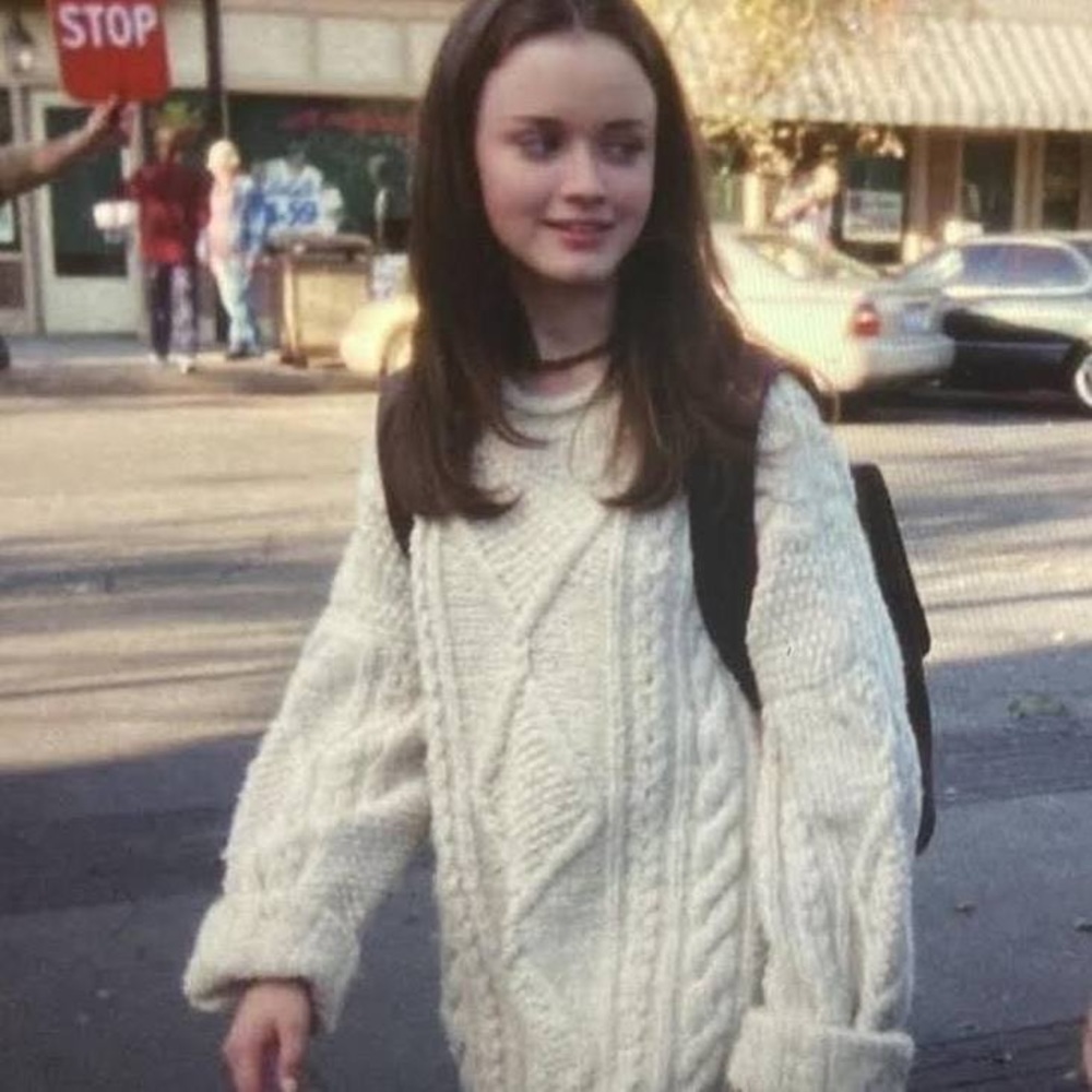 Cable knit sweater Iconic Rory Gilmore Sweater